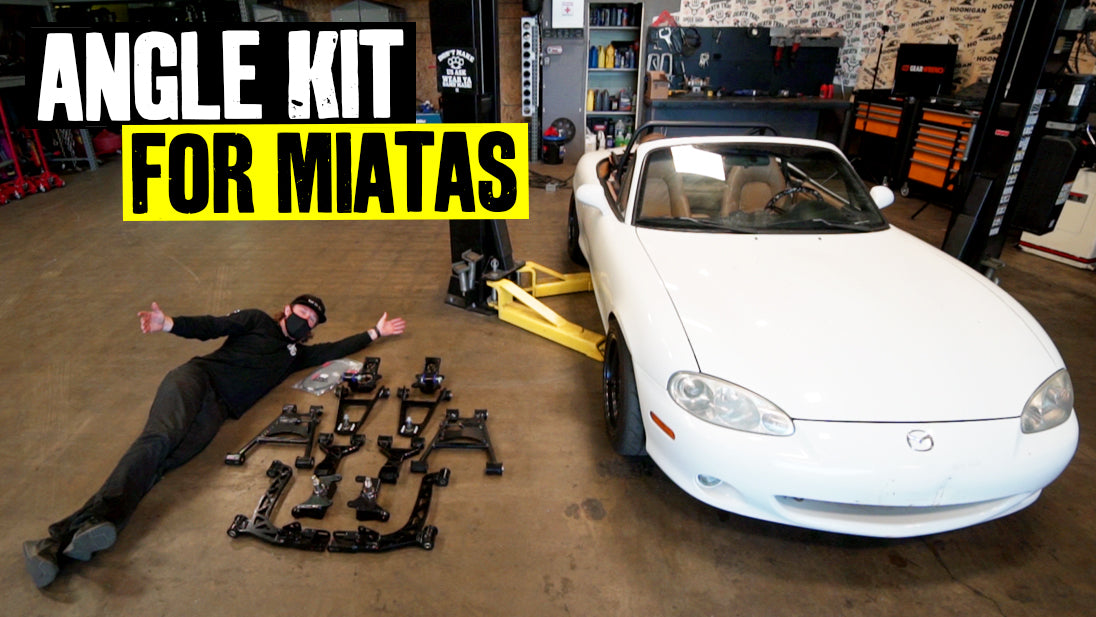FULL Suspension Re-do on Dan’s Drift/Grip Miata. AKA 5 Things Dan Hates About Miatas