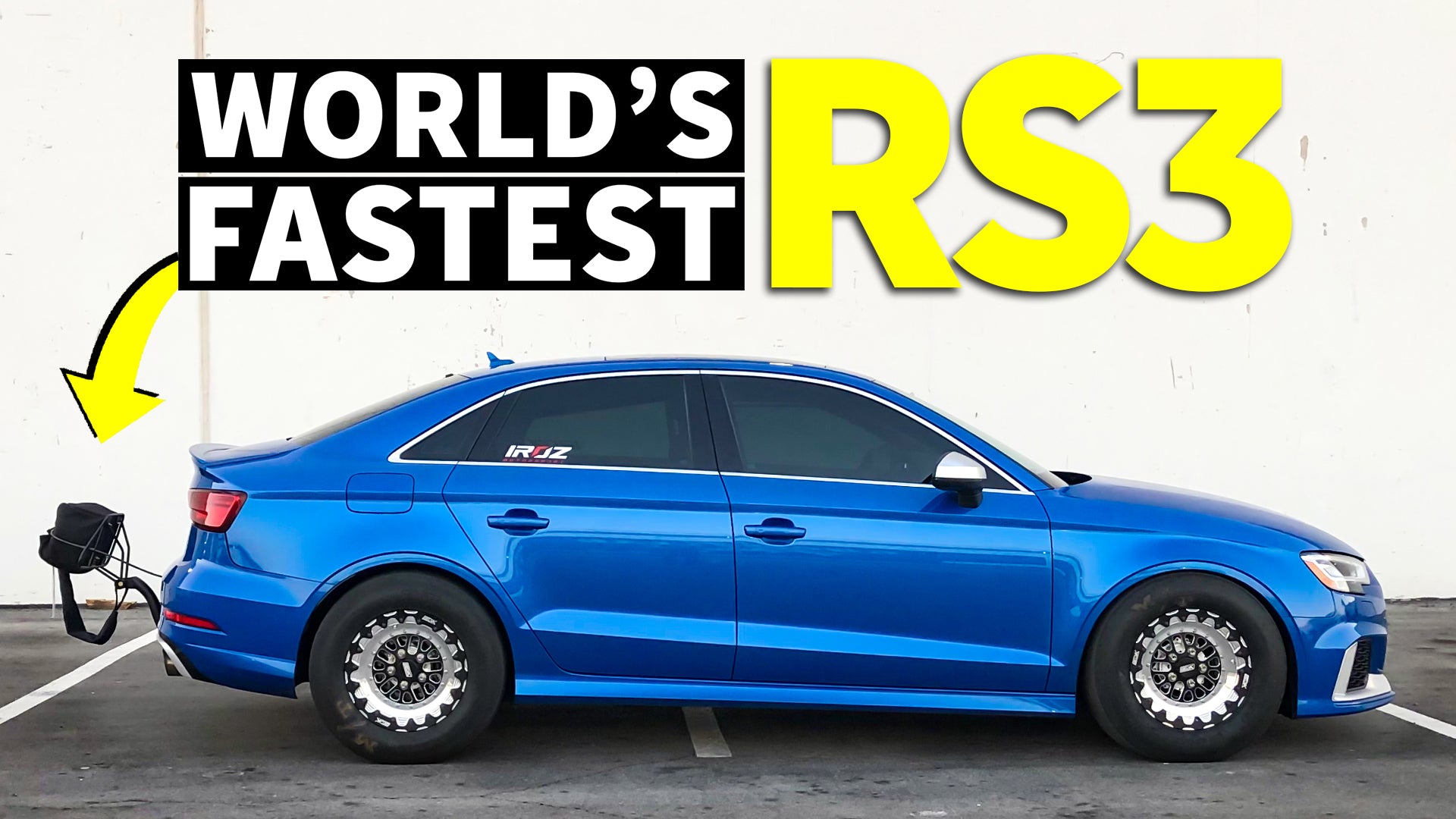 World's Fastest Audi RS3: 1200HP, Air-Conditioning, Power Everything. Scotto Visits Iroz Motorsports