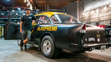 Roadkill's Mike Finnegan Brings Blasphemi to the Donut Garage, Flexes 900whp With a Massive Burnout