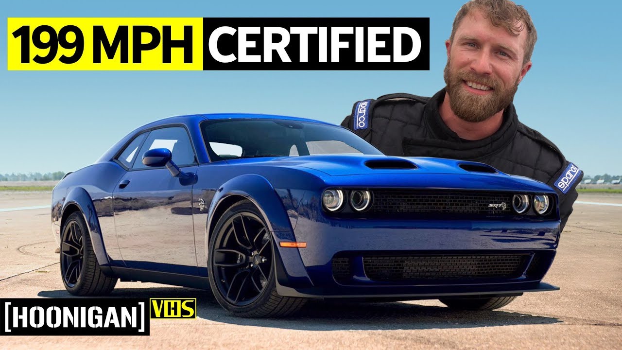 Racing in an Airplane Graveyard in a 797hp Dodge Challenger Hellcat Redeye!