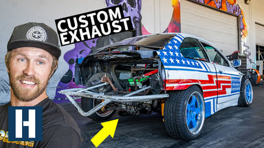 Custom Blast Pipe for our SR20 Powered Sh*tcar BMW E36