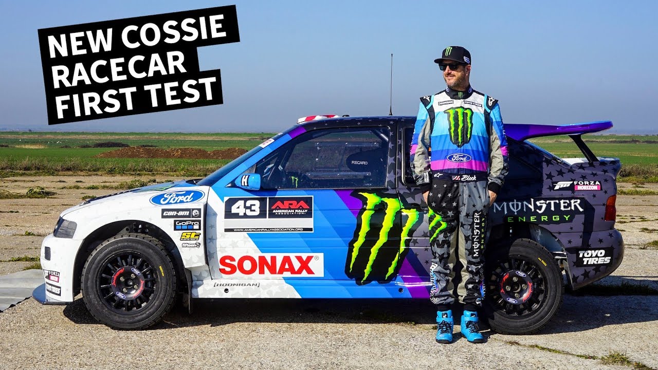 First Time Driving My New Ford Escort Cossie Racecar!