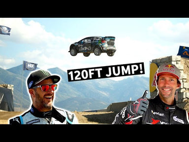 Most Insane Racetrack in the World: Ken Block and Travis Pastrana at Nitro World Games!