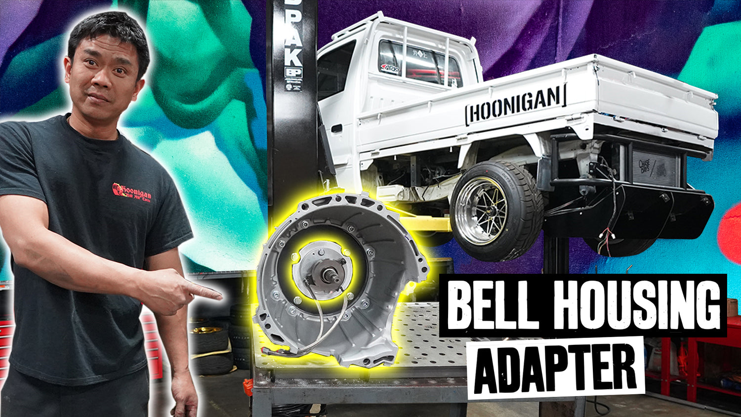 Rotary Pit Truck Gets Racecar Stuff: Sequential Transmission Custom Bellhousing // 621 Golden Ep 017