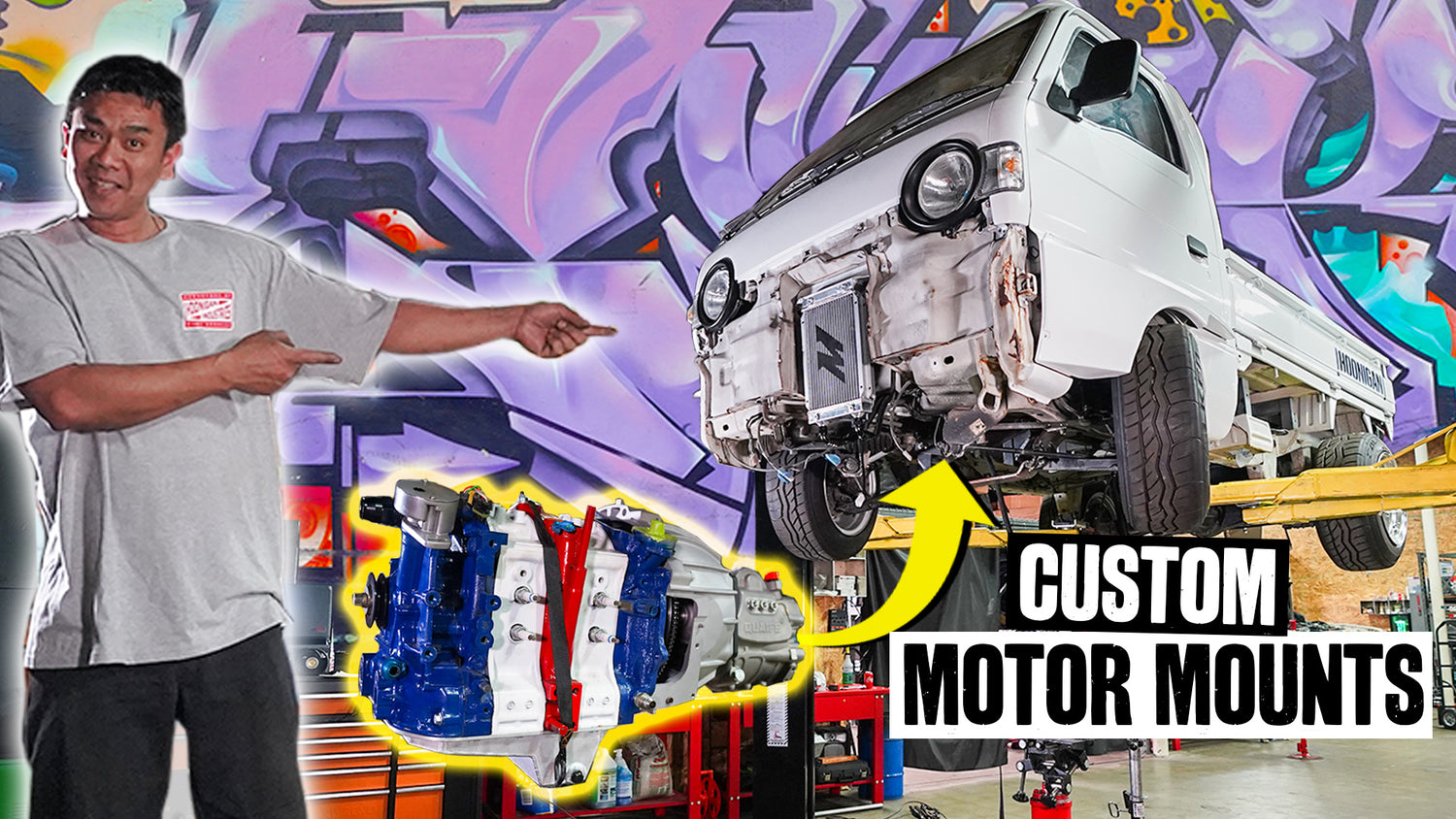 Mounting a Sequential Transmission Up in Our Rotary Powered Pit Truck // 621 Golden Ep 015