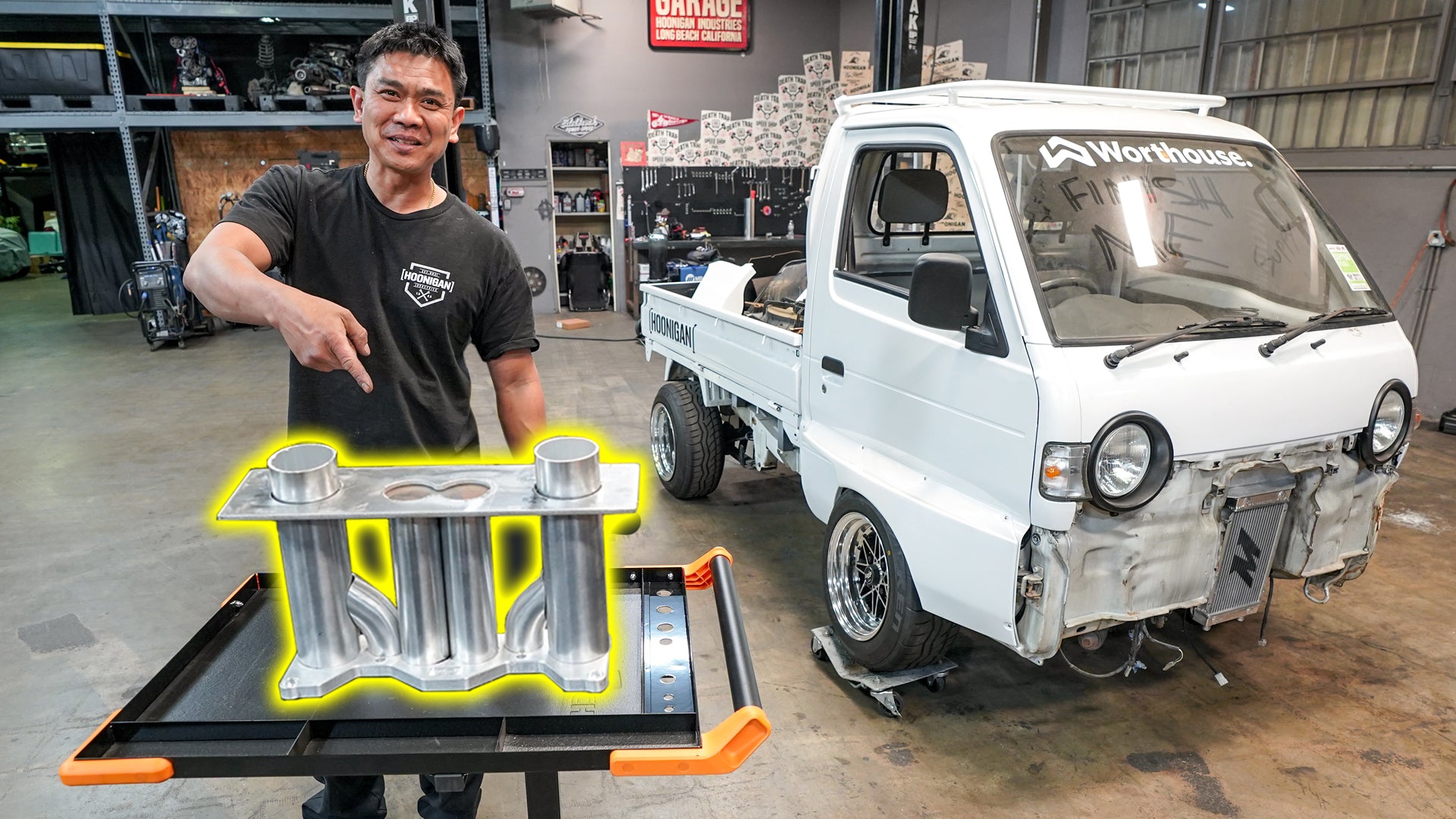 Rotary Powered Pit Truck Intake Manifold! Suppy Flexes his Fab Skills // 621 Golden Ep.012