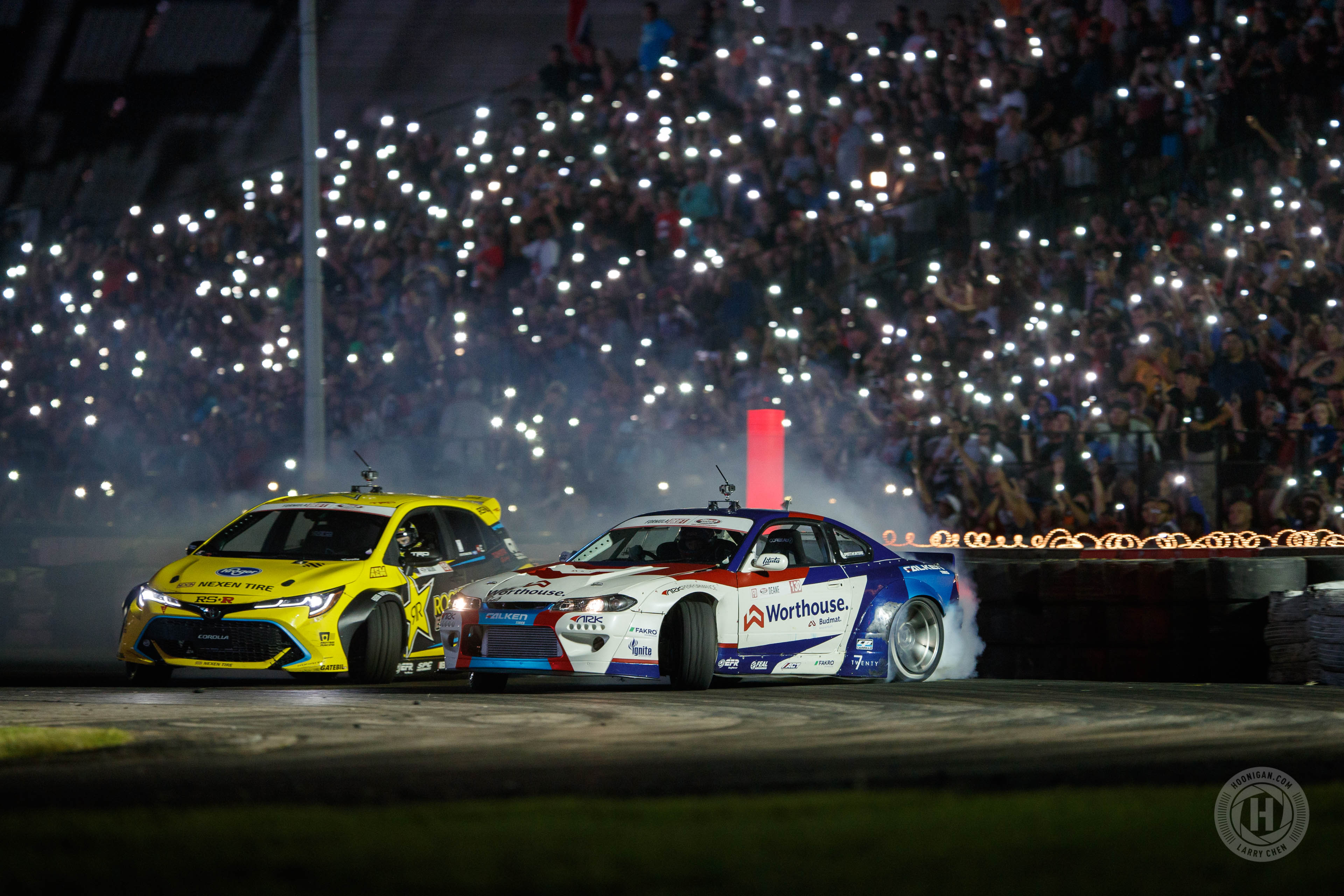 Machine Gun Larry Shoots Formula Drift Texas