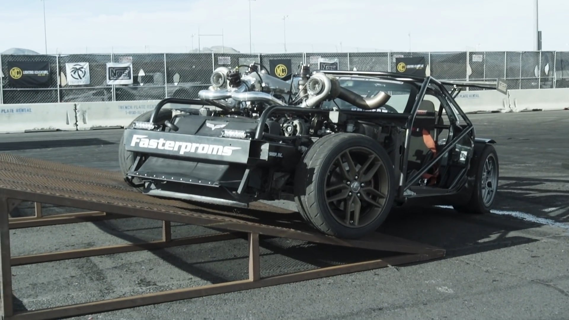 Cleetus McFarland's Twin Turbo 427ci Corvette Kart