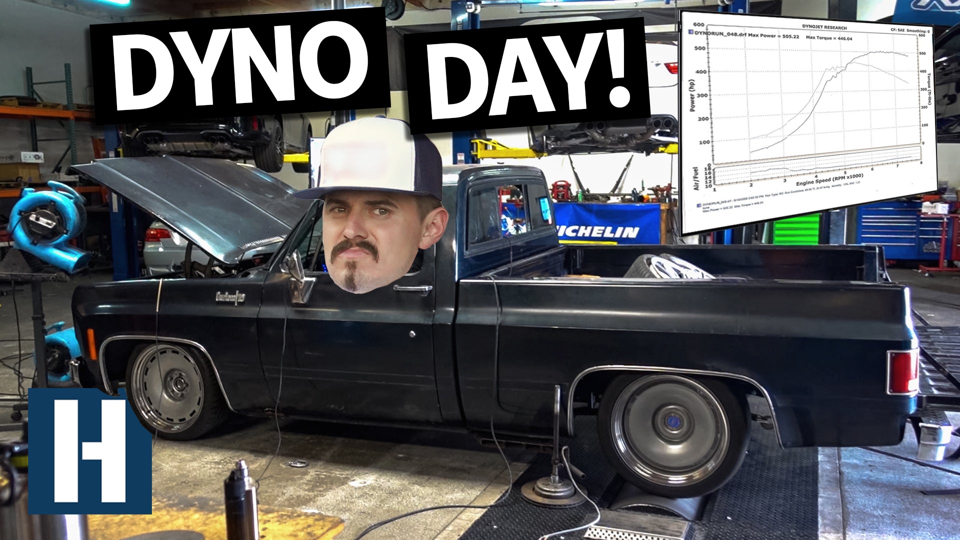 First Dyno Run in the Texas Speed Powered Chevy C10 Chopper Hauler!