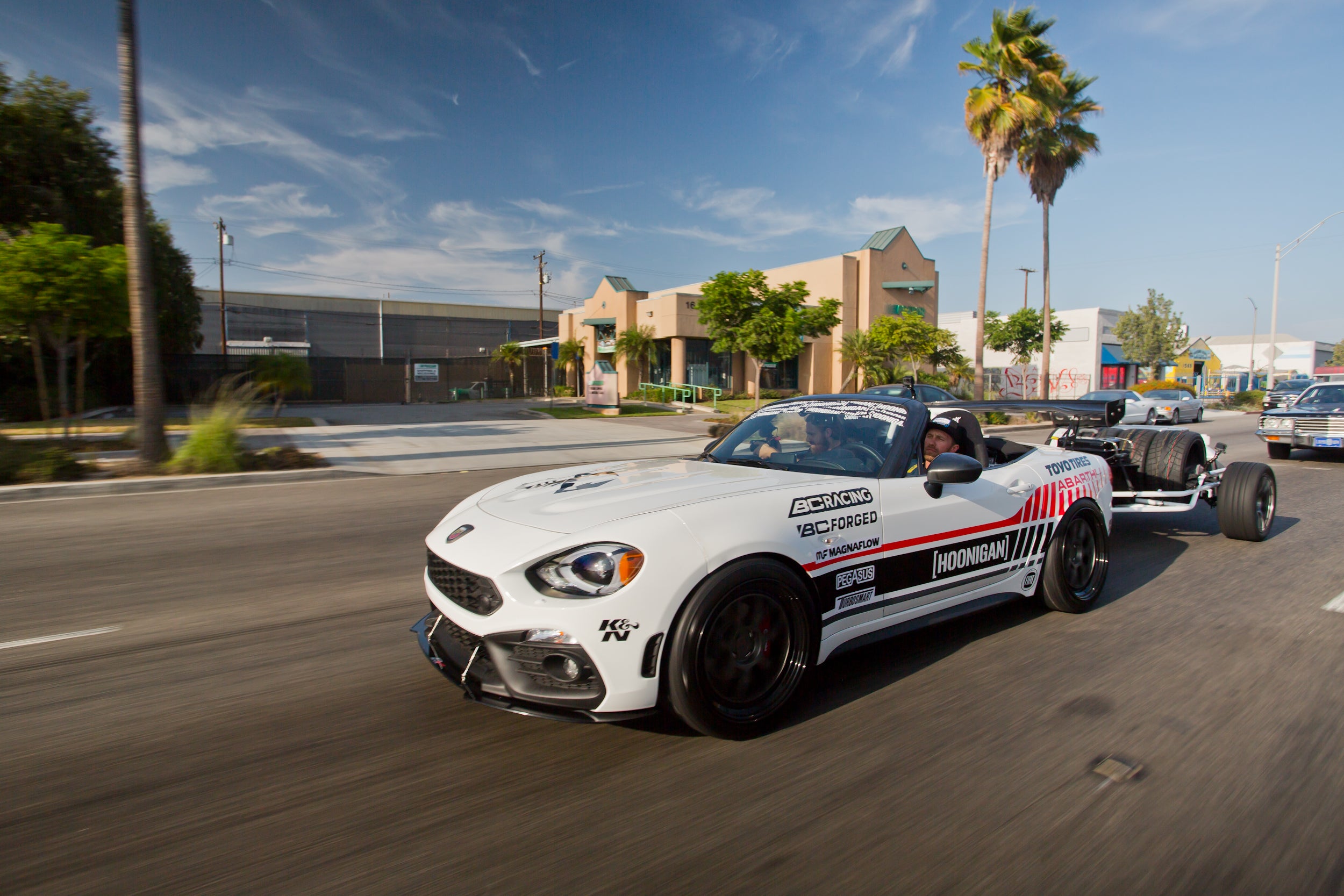 Ultimate Trackday Trailer Setup: our Track Rat Fiat 124 is DONE!