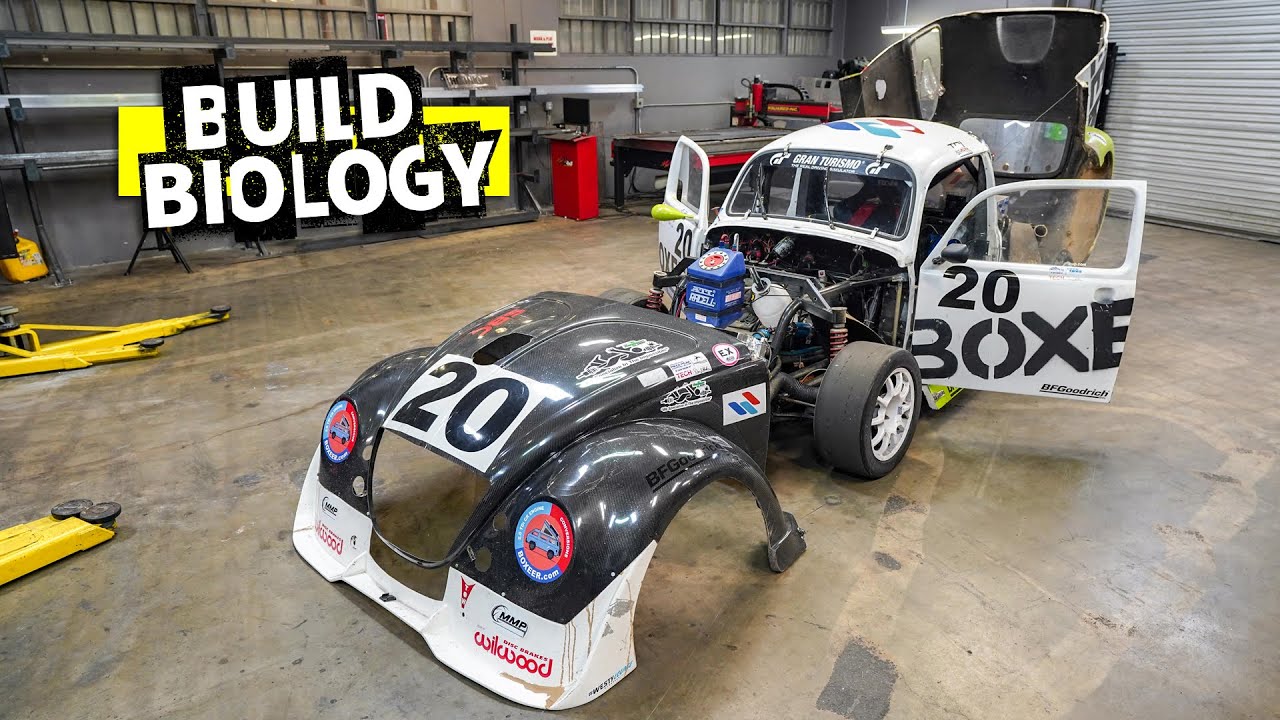 Porsche PDK Swapped, Compound TurboDiesel VW Beetle Pikes Peak Hillclimb Special
