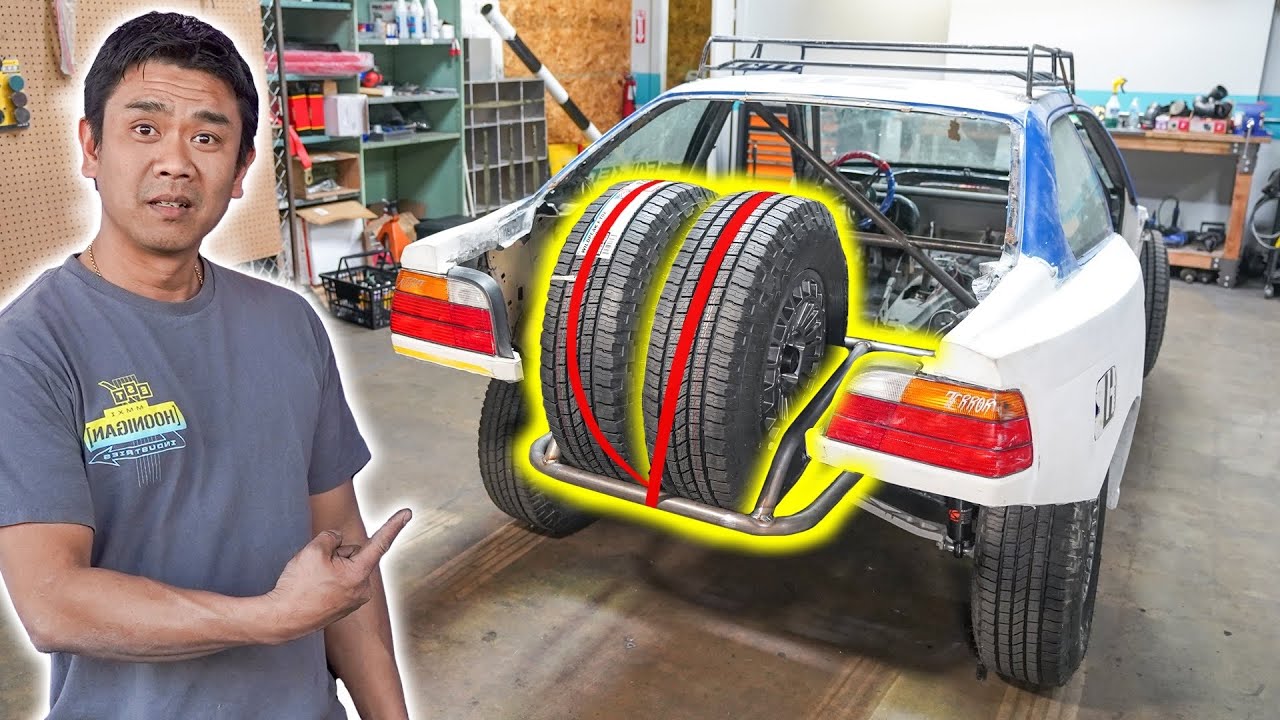 Baja-Spec Tire Mounts: Suppy Takes us to Fabrication School on Our E36 Safari Project Car