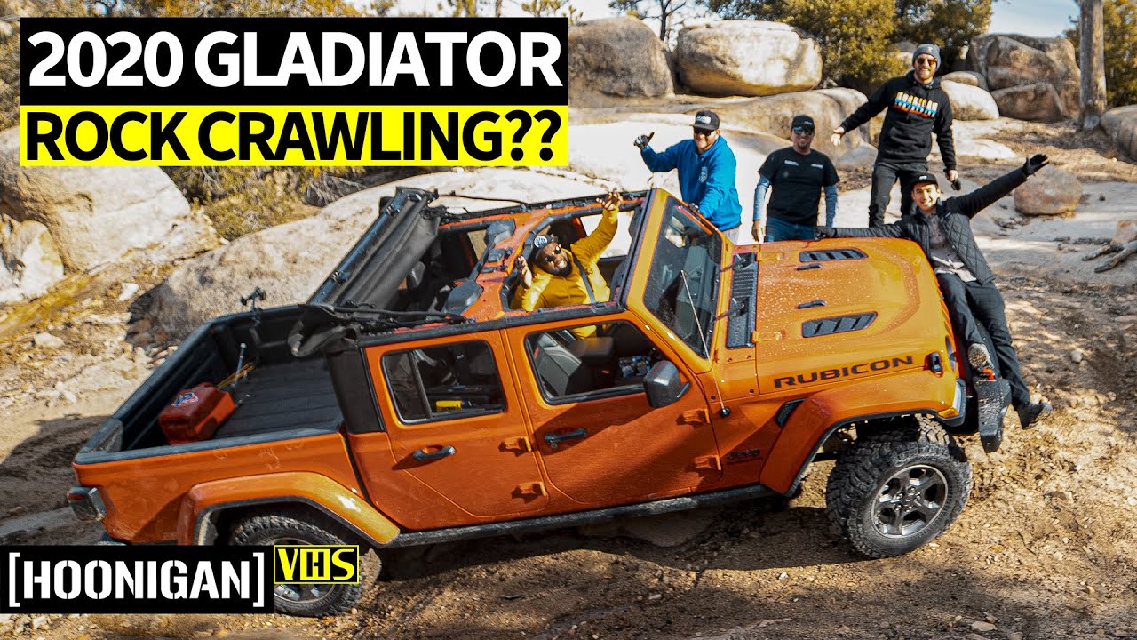 Drift Dudes Go Off-Roading: Can You Rock Crawl in a Bone Stock 2020 Jeep Gladiator?