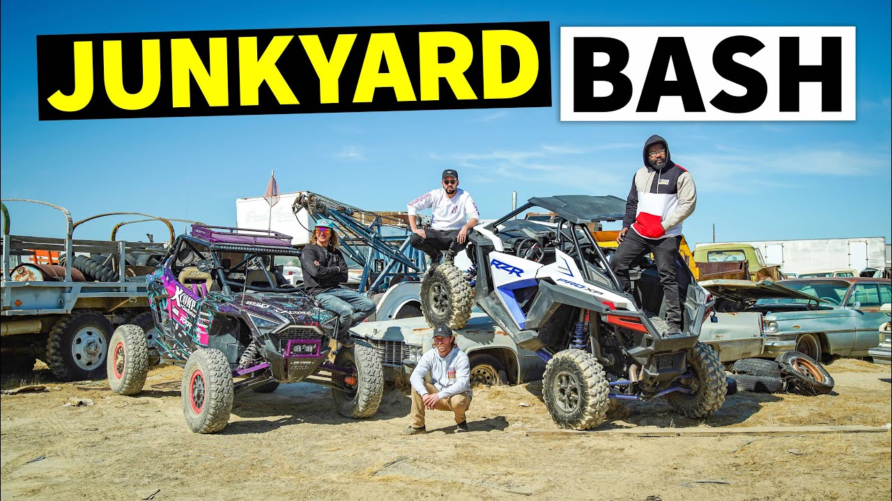 Turning a Junkyard Into a Private Racetrack! Who’s the Fastest Through Our Apocalyptic Course?