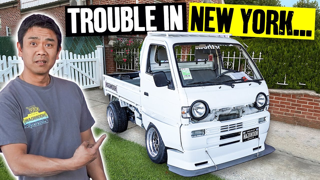 Kei Truck Gets its Sequential Transmission Mounted up + Jamo Spec Wiring