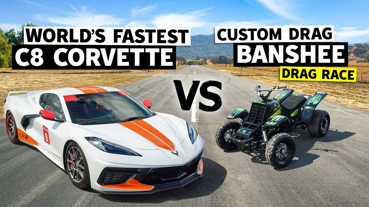 Race Spec Banshee vs. Emelia Hartford in the World's Fastest C8 Corvette // This vs. That