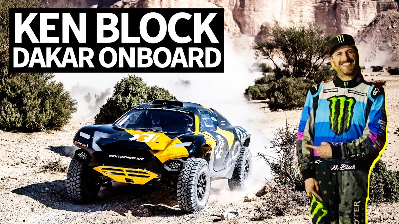 Ken Block FIRST to Race Extreme E Racecar at the Dakar Rally - RAW GoPro Onboard Footage!