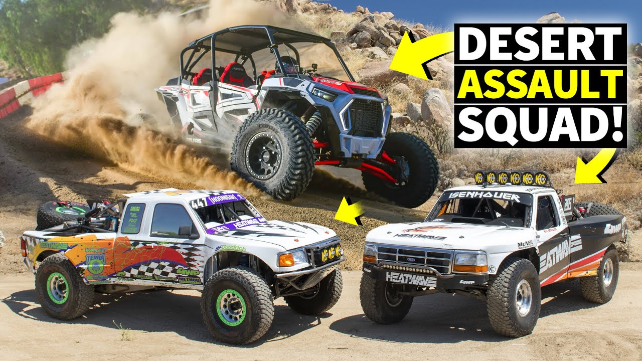 Short Course Showdown: Jumping Our Polaris RZR vs. Desert Trophy Trucks