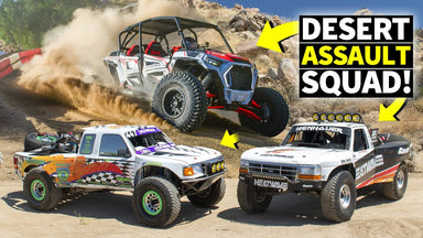 Short Course Showdown: Jumping Our Polaris RZR vs. Desert Trophy Trucks