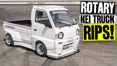 The Rotary Swapped Kei Truck is DONE! First Stop: Shred Session at Irwindale Speedway