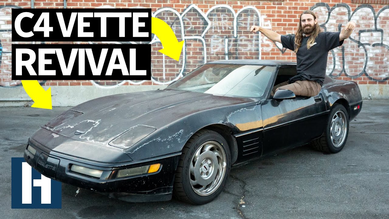 Scrapyard C4 Corvette C4 Gets Rescued + Custom Cut Door Panels!