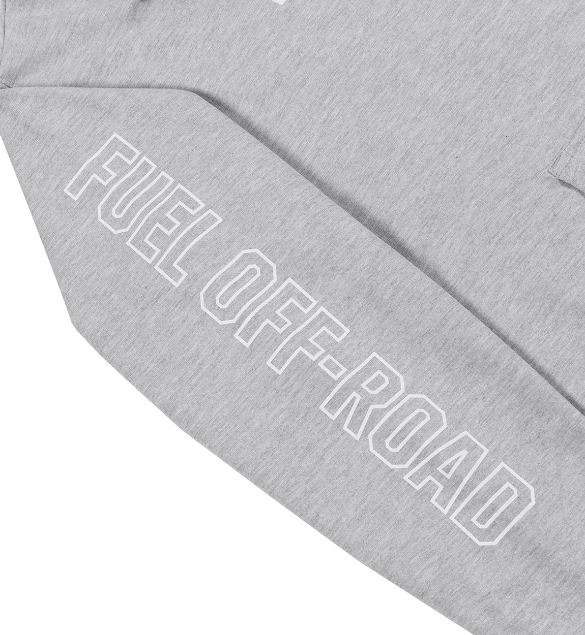 Black hoodie featuring the Fuel logo in bold white lettering on the front.