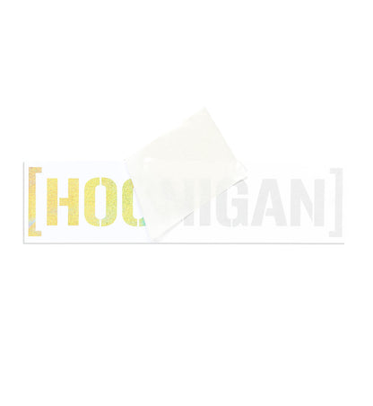 Hoonigan MEDIUM CRASH TEST BRACKET DIE CUT Sticker (18")
