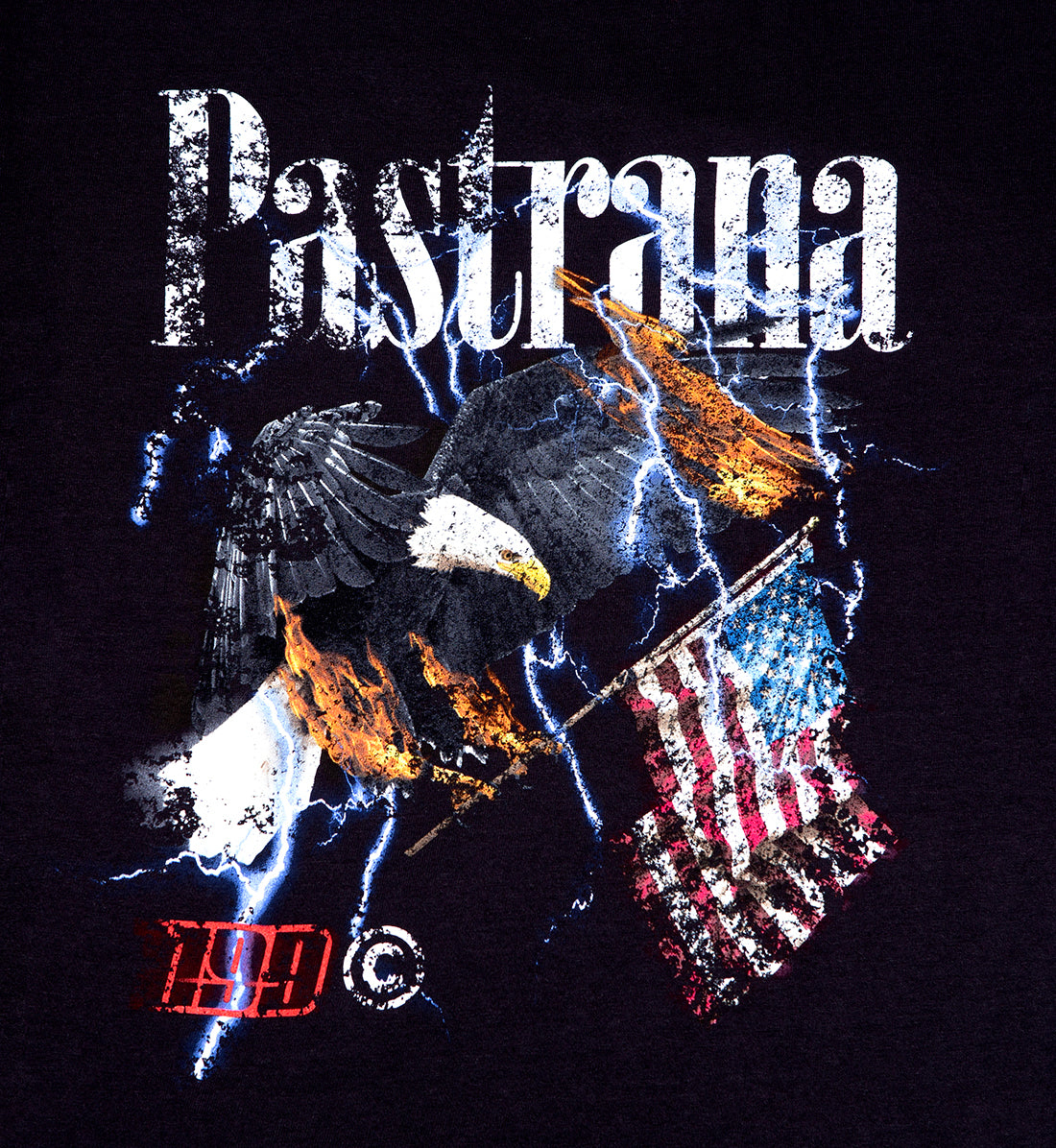 Travis Pastrana FLY HIGH VINTAGE WASHED Short Sleeve Tee