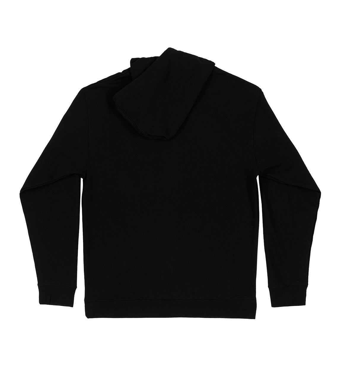 Black hoodie with a snow camo censor bar design on the chest, featuring a front pocket and a drawstring hood.