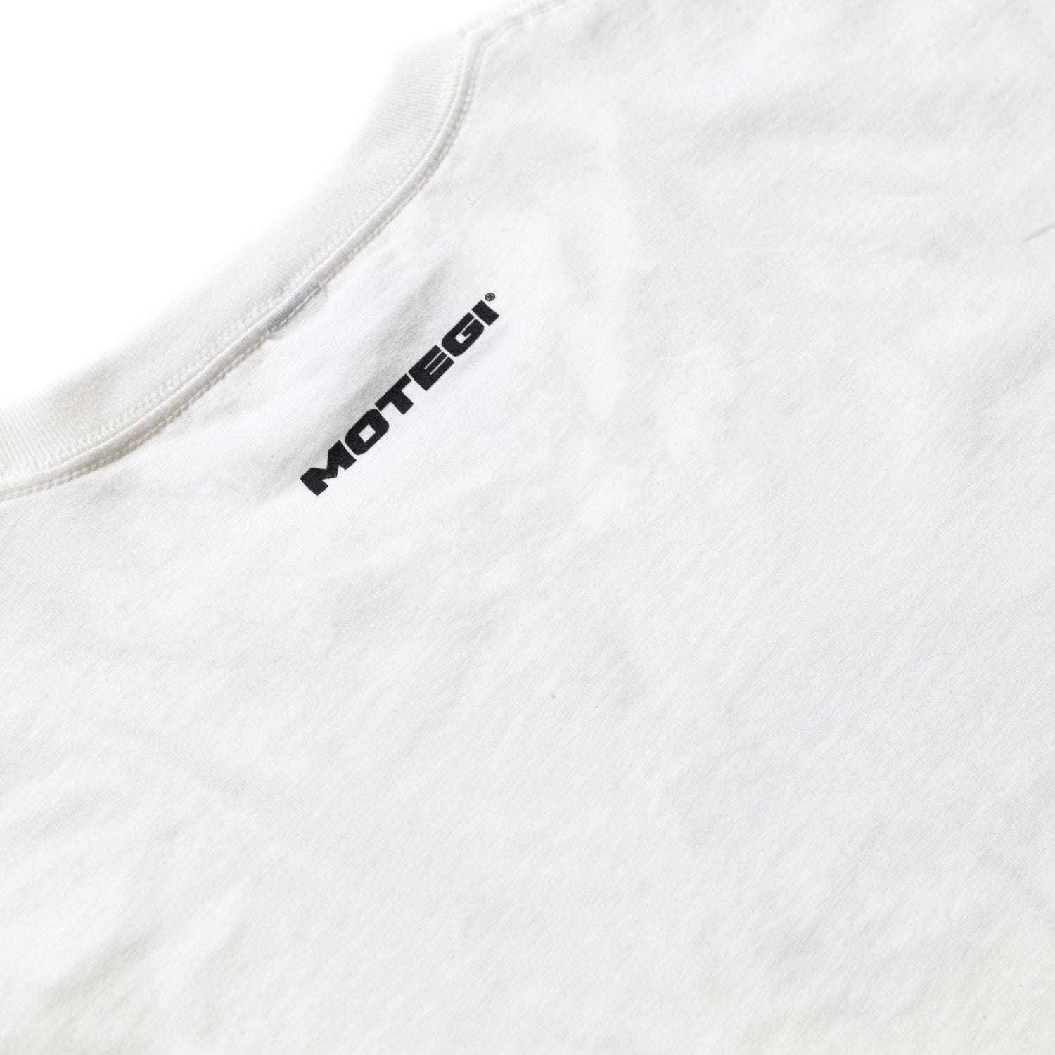 Motegi SD Series Short Sleeve Tee in navy blue featuring a minimalist design with a crew neckline and logo print on the chest.