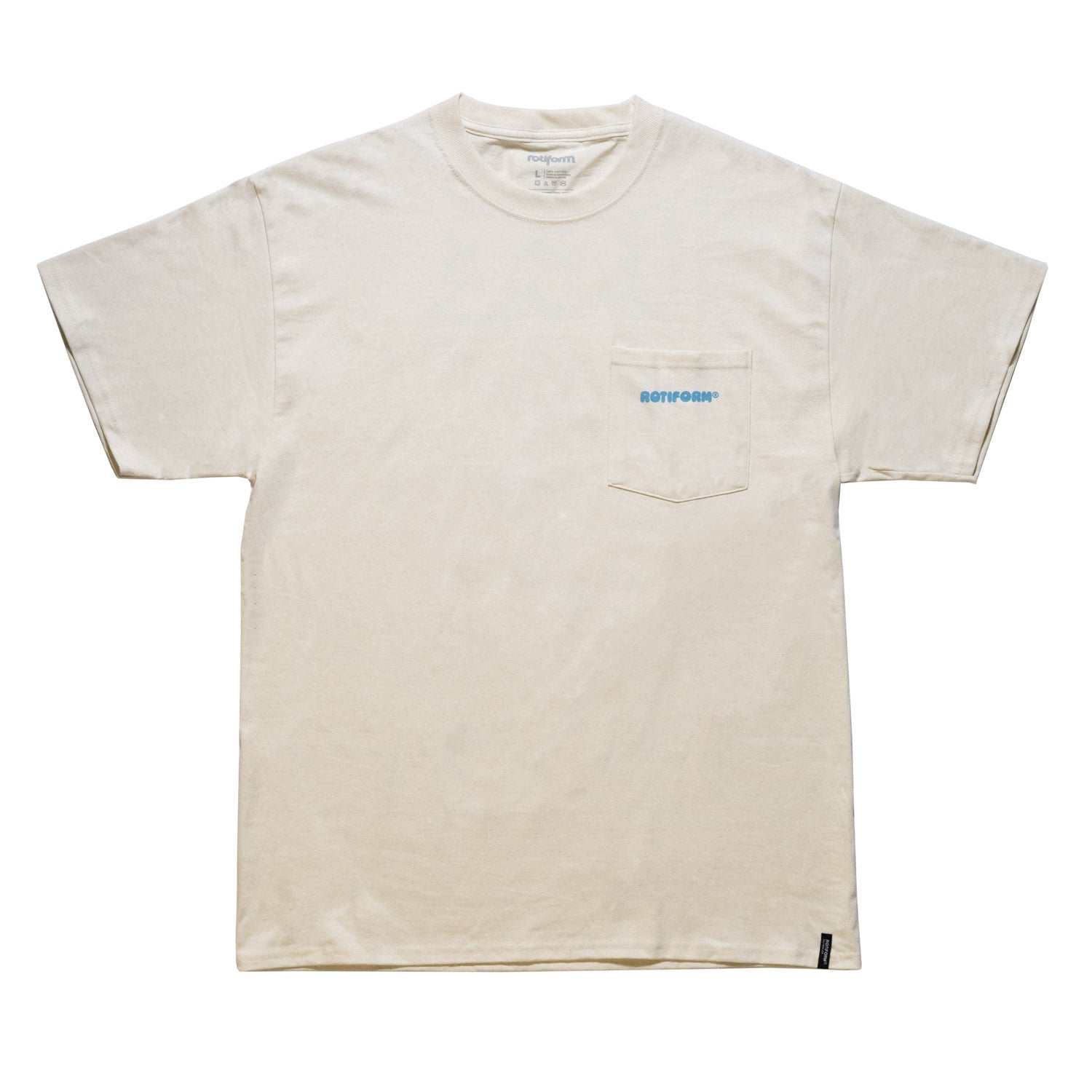 Rotiform COMBUST Short Sleeve Tee featuring a bold graphic design on black fabric.
