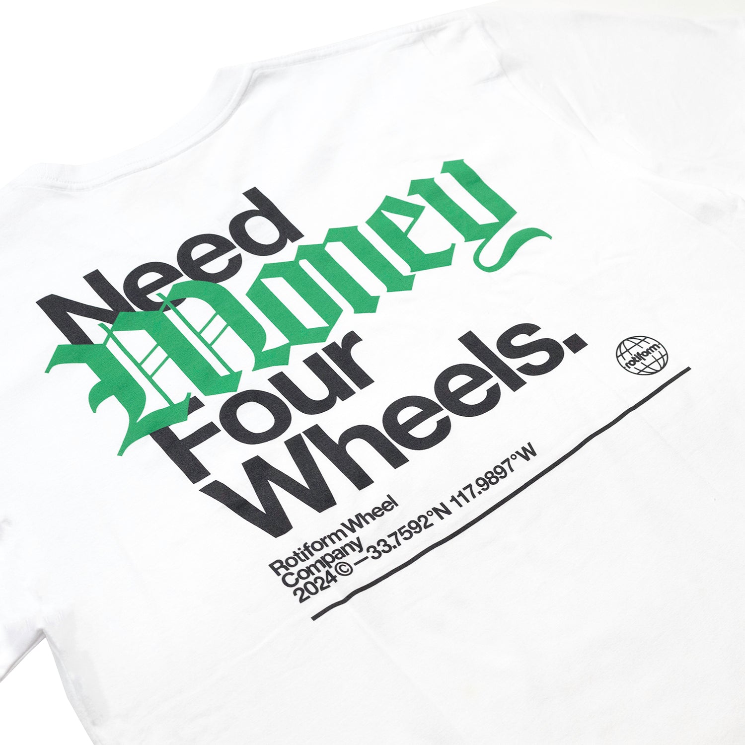 Rotiform NEED WHEELS Short Sleeve Tee