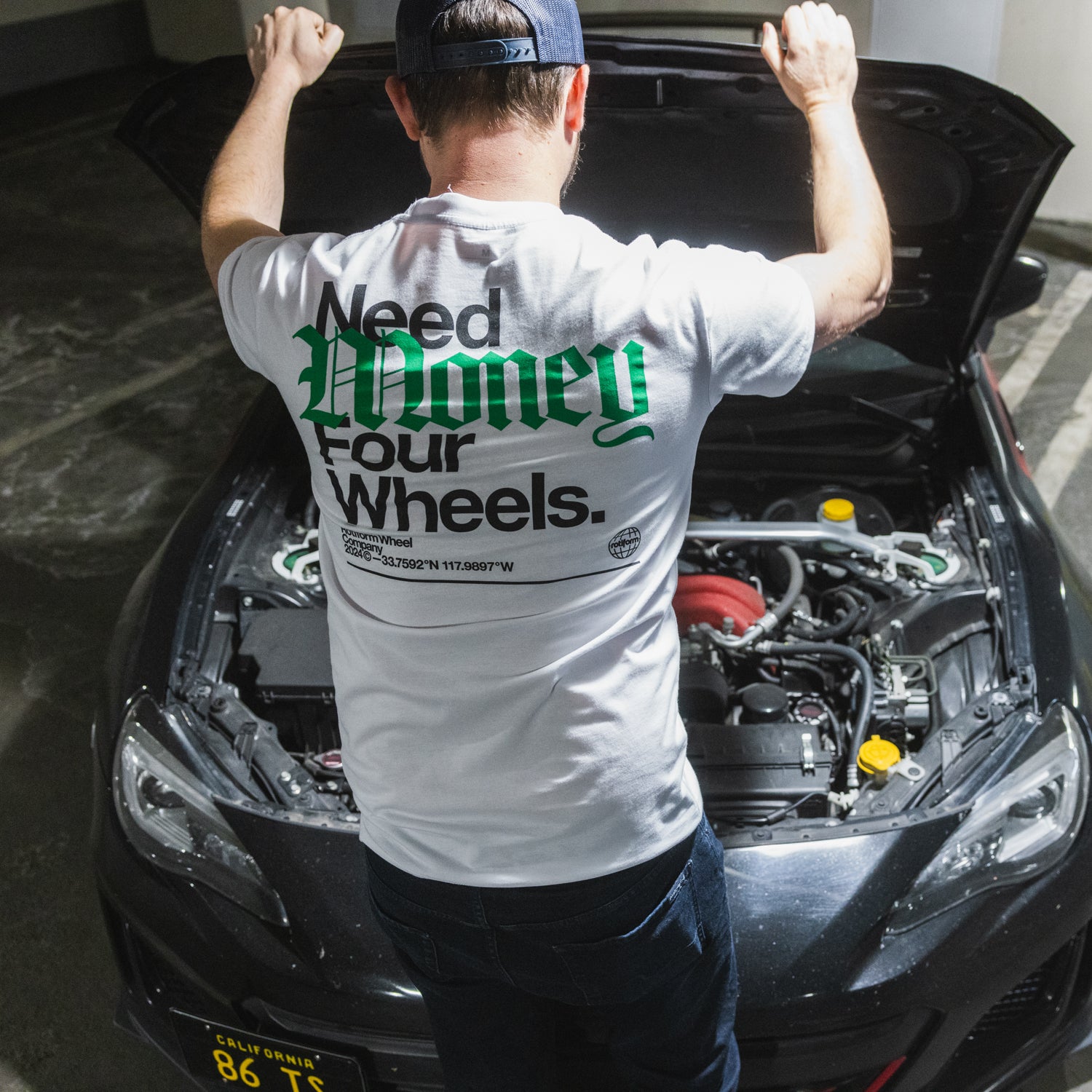 Rotiform NEED WHEELS Short Sleeve Tee
