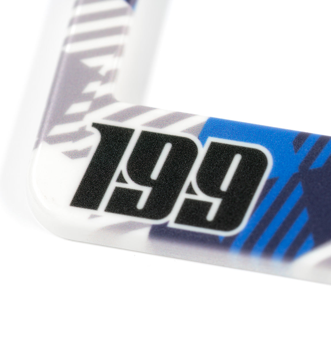 Hoonigan 199 GYMKHANA STAR License Plate Frame with graphic design.