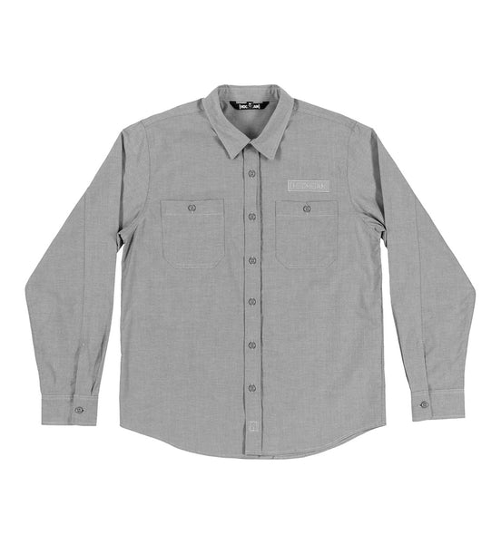 Hoonigan DONUT GARAGE Woven Long Sleeve Button-up Shirt