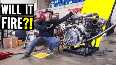 First Fire! Will it Work? The Camaro's 1000hp Duramax Diesel Comes to Life // Knuckle Busters 2 Ep.9