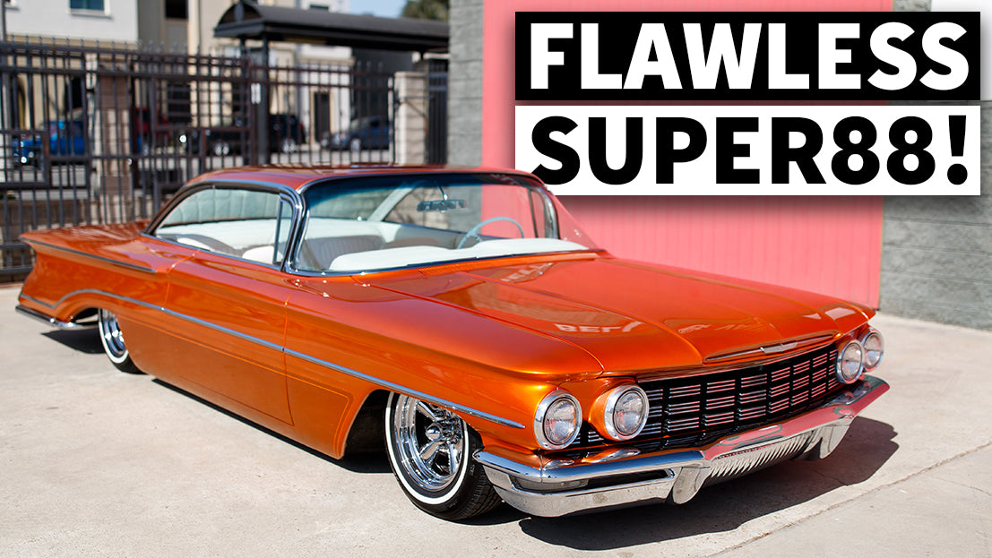 Candy Tangerine Oldsmobile Super 88 is Covered in Classic Old-School Paint Craftsmanship