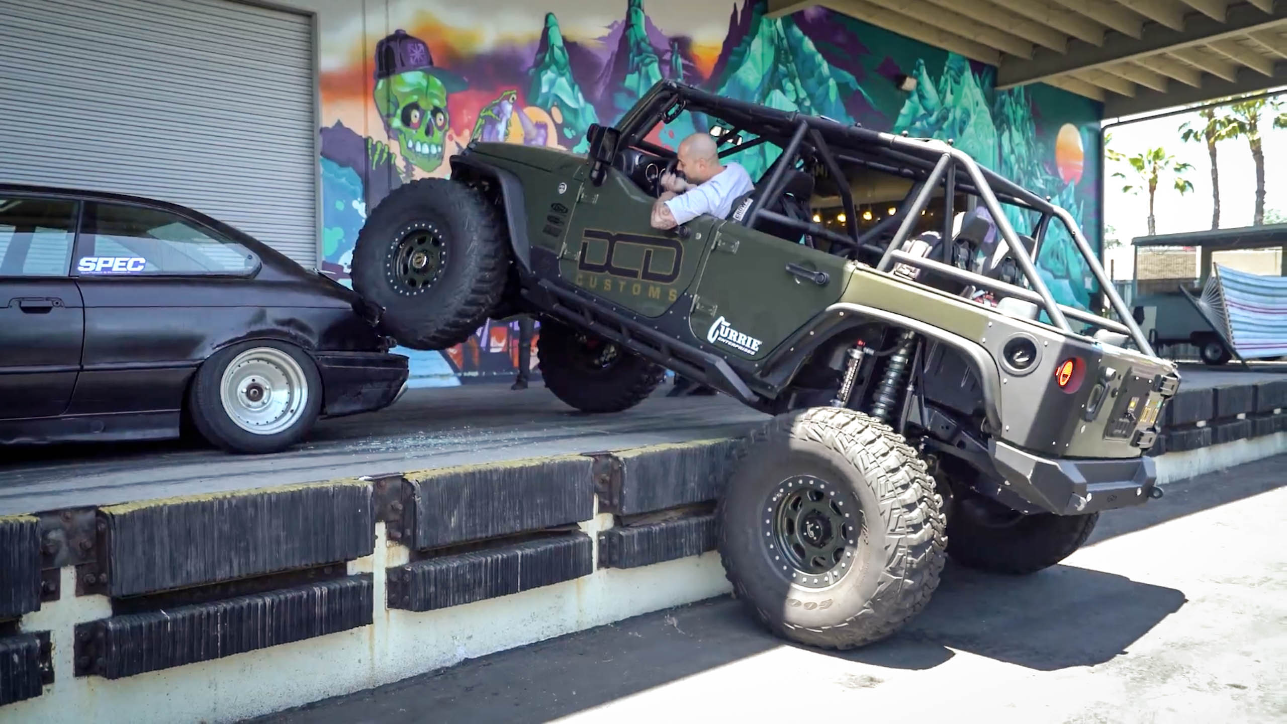 Jeep on Steroids Crushes $350 BMW E36