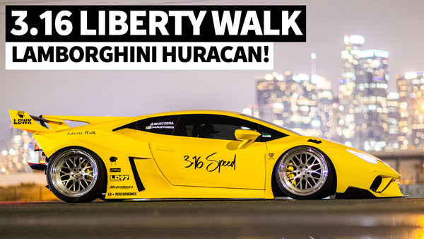 Twin Turbo Lamborghini Huracan That Ain’t Afraid to Shred. With Liberty Walk Widebody!