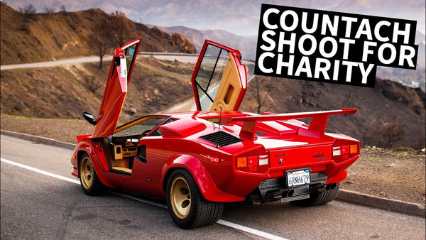 Larry Chen Shoots a Lamborghini Countach for Charity