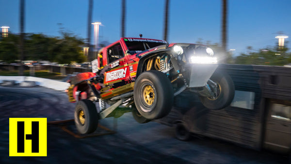 First Ever Jumps in the BurnYard With a 700+ hp Kibbetech Built Jeep