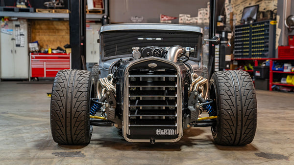 800hp Coyote Powered Hot Rod... on LeMans Wheels?? Mike Burroughs Ford Model A