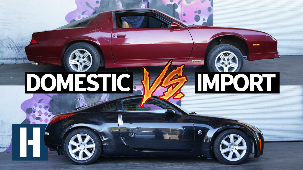 Build & Battle 3: Gymkhana GRID! Chevy Camaro vs Nissan 350z Faceoff EP.1