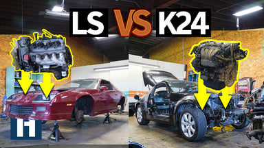 Build & Battle 3: Honda K24 vs Chevy LS V8 Engine Build-off for Gymkhana GRID EP.3