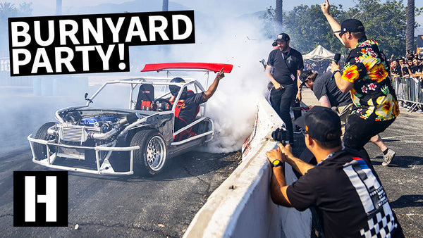 Our Wildest BurnYard Bash Yet! Popping Tires, Brad Almost Wrecks, We Like to Party