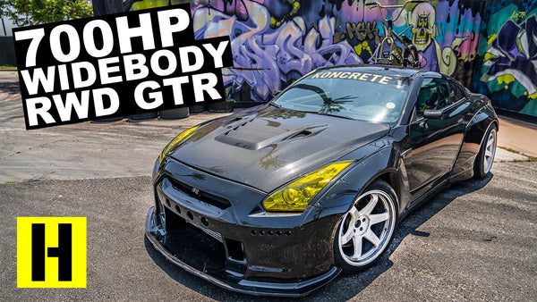 Pro BMXer Drifts 700whp, RWD Converted Nissan GTR: Coco Zurita Gets Sketchy