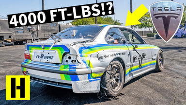 Bats#*t Crazy Tesla-Powered BMW M3 Pikes Peak Special From EV West