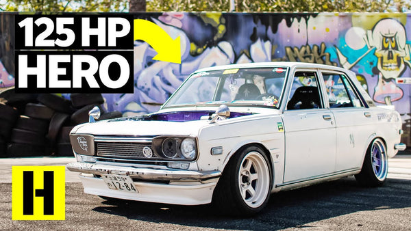 Can You Drift With 125 Horsepower? Hoodless Datsun 510 Shows You Don't Need Power to Party