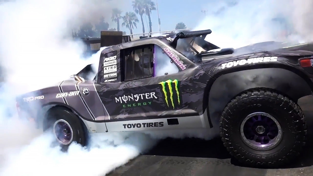 BJ Baldwin's 800HP Trophy Truck Decimates the Donut Garage