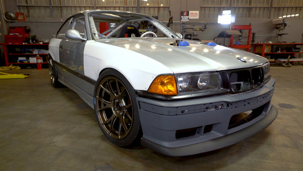 Wider Fenders and Dual Throttle Bodies for our Scrapyard M3!